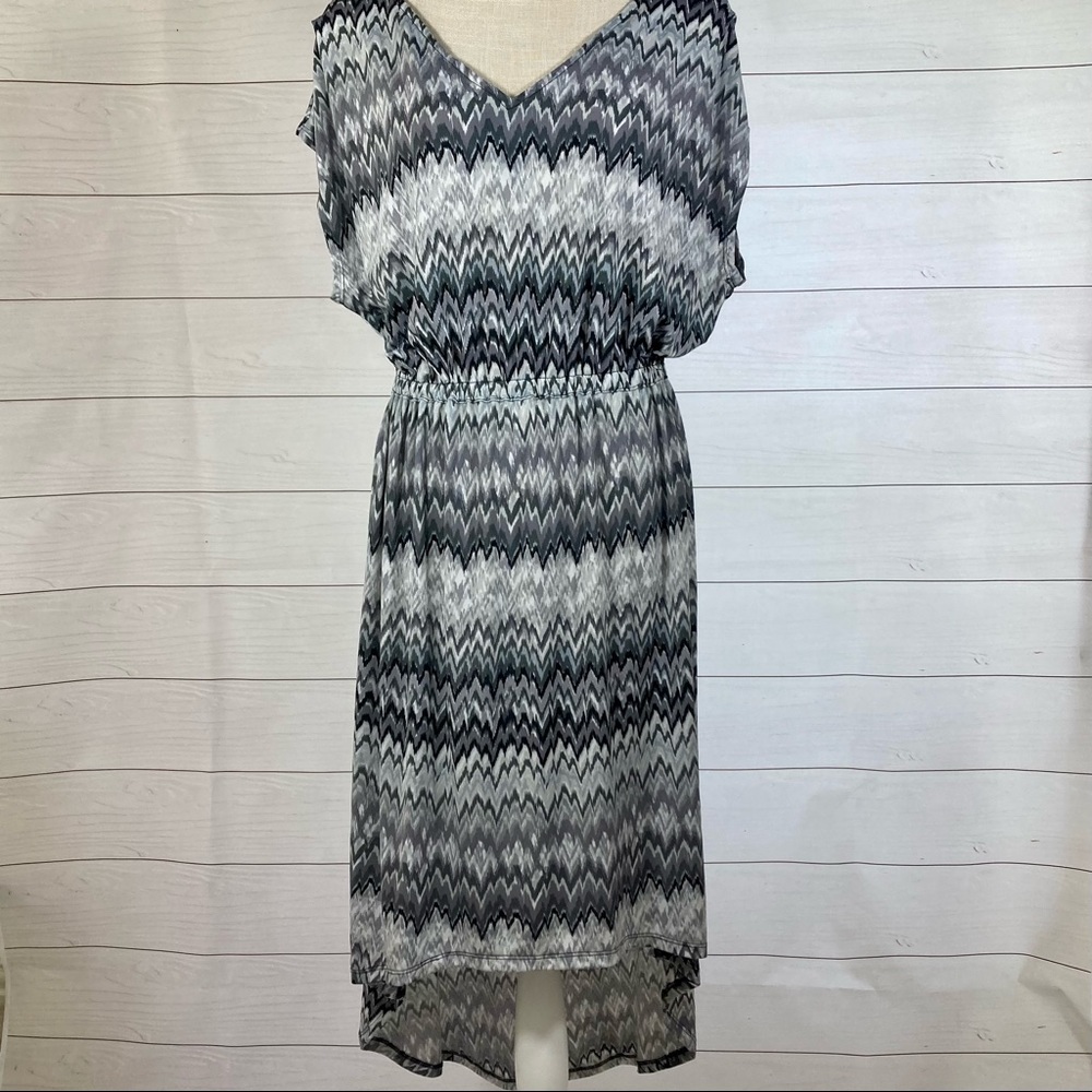 Christine Abstract Pattern Dress Large